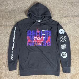 RARE Valorant 2021 VCT Berlin Video Game Yoru Sentinels Mens Hoodie Size S Grey
